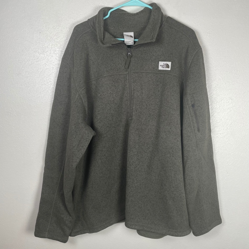 The North Face Gordon Lyons Mens XXL‎ Quarter Zip Fleece Sweater